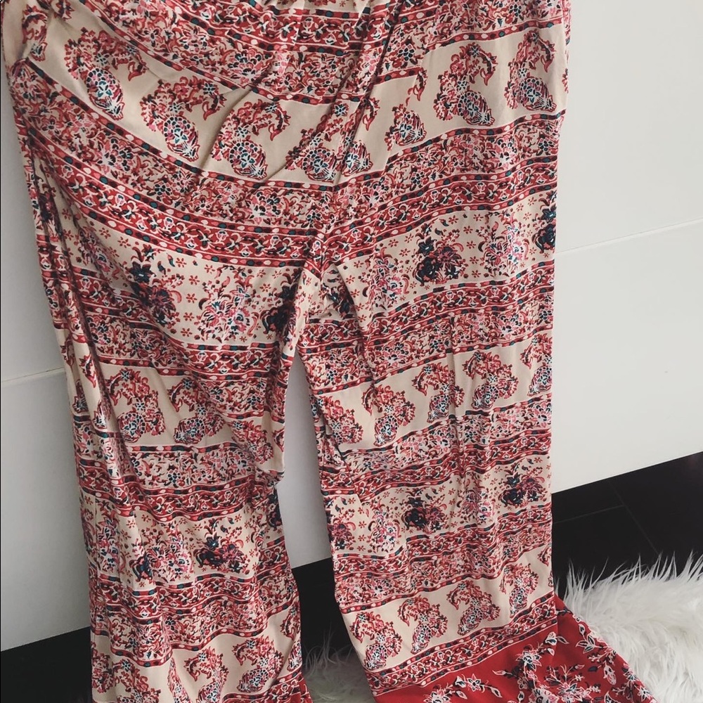 target printed loose pants